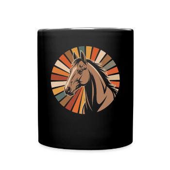 Cavalier - Mug uni - noir - Devant