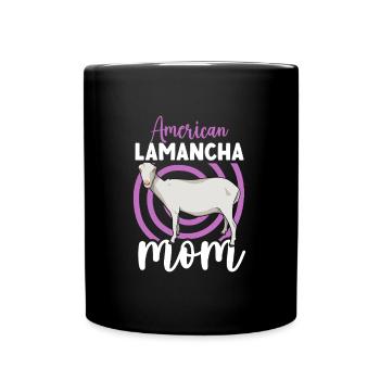 Mom of a LaMancha goat - Full Colour Mug - black - Front