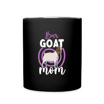 Mom of a Boer goat - Full Colour Mug - black - Front