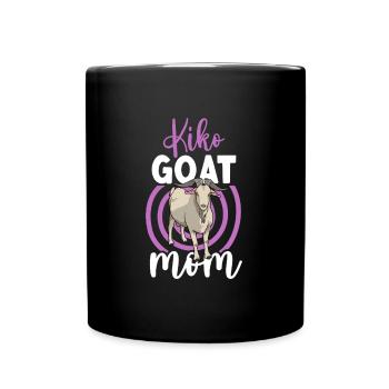 Mom of a Kiko goat - Full Colour Mug - black - Front