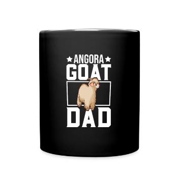 Papa d’une chèvre angora - Mug uni - noir - Devant