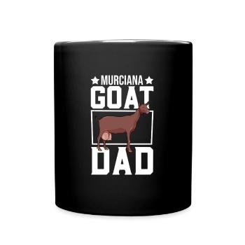 Papa d’une chèvre de Murcie-Grenade - Mug uni - noir - Devant