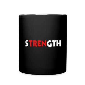 Bodybuilding Kleidung Trenbolon Gewichtheben - Tasse einfarbig - Schwarz - Vorne