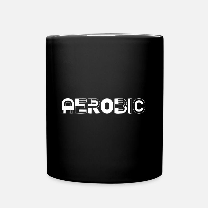 Tshirt aerobic sport - Mug uni - noir