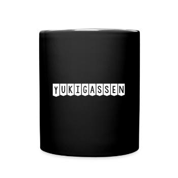 T-Shirt Yukigassen - Tasse einfarbig - Schwarz - Vorne