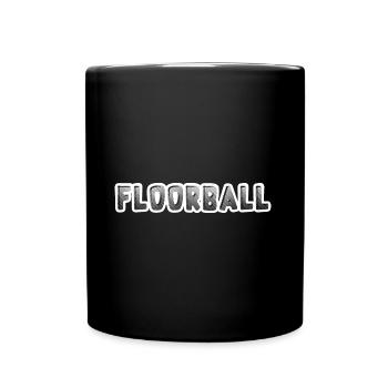 Unihockey-Sport Unihockey - Tasse einfarbig - Schwarz - Vorne