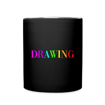 Dessin - Mug uni - noir - Devant