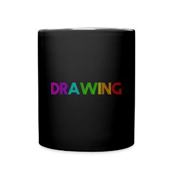 Dessin - Mug uni - noir - Devant
