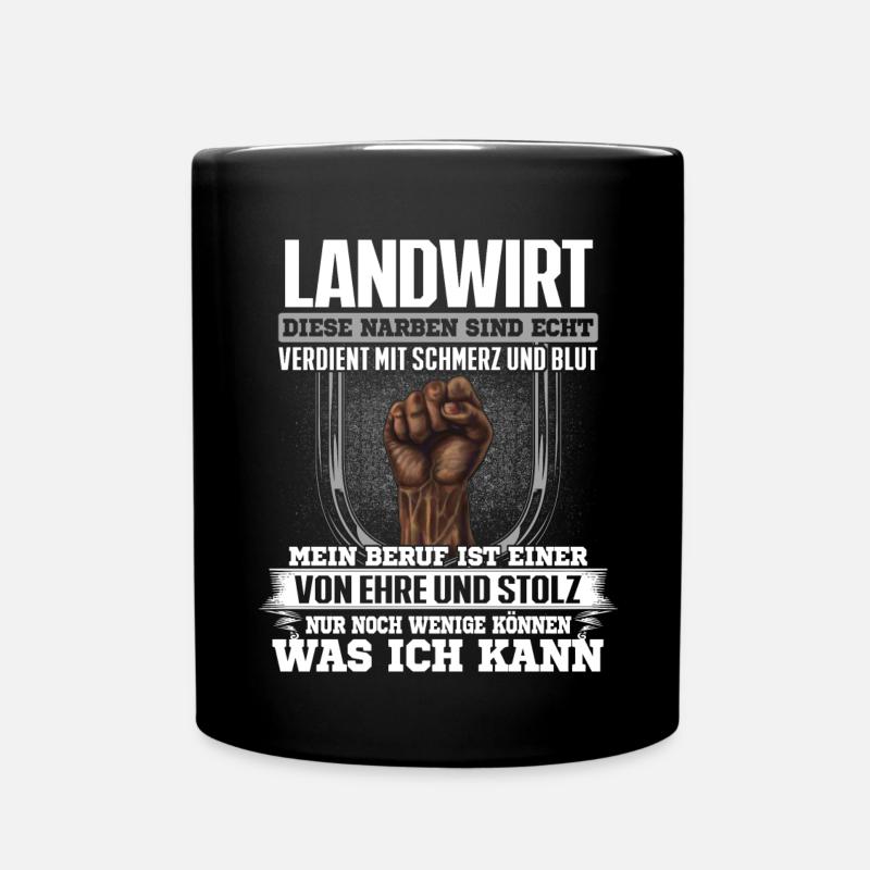 LANDWIRT - Ehre und Stolz - Tasse einfarbig - Schwarz