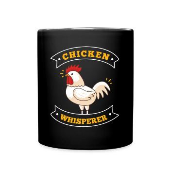 Agriculteur Agriculteur Chuchoteur de poulet - Mug uni - noir - Devant