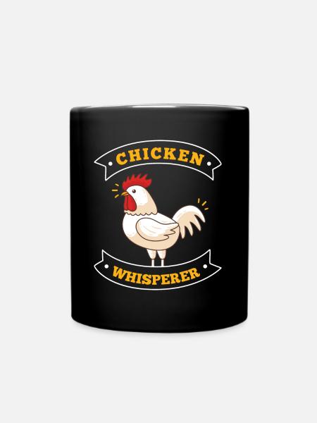 Farming Farm Chicken Whisperer Farmer - Full Colour Mug - black