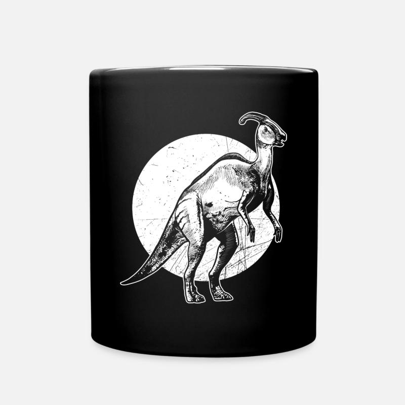 Dinosaure Parasaurolophus dino - Mug uni - noir