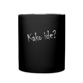 Croatia Croatian flag - Full Colour Mug - black - Front