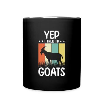 Goat - Full Colour Mug - black - Front