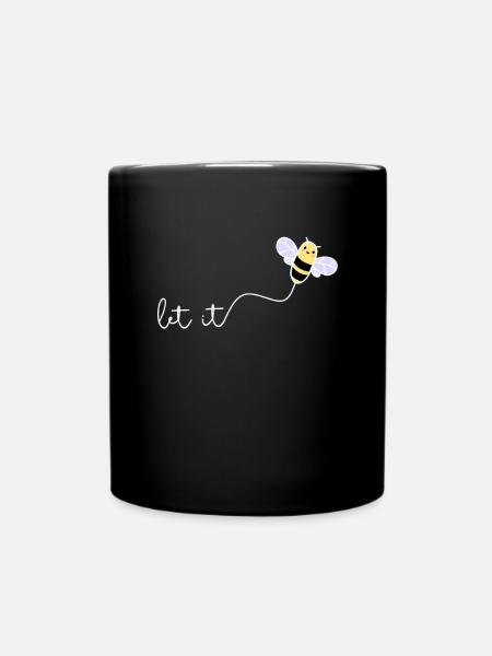 LET IT BEE - Protection de l’environnement Apiculteur Jeu de mots - Mug uni - noir