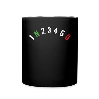 Motorcycle gears for bikers - Full Colour Mug - black - Front