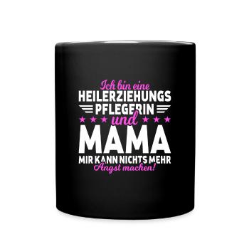 Heilerziehungspfleger - Tasse einfarbig - Schwarz - Vorne