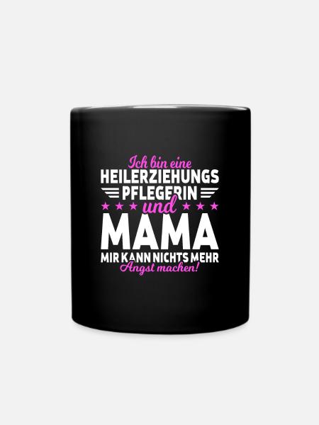 Heilerziehungspfleger - Tasse einfarbig - Schwarz