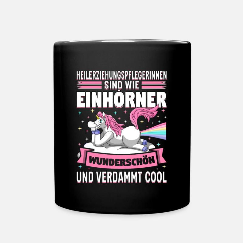 Heilerziehungspfleger - Tasse einfarbig - Schwarz