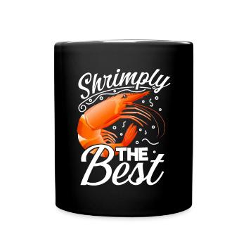 Crevettes Fruits de mer Fruits de mer Crabe Crabe - Mug uni - noir - Devant