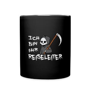 Reiseleiter Reiseführer Tour Guide Tourisenführer - Tasse einfarbig - Schwarz - Vorne