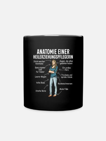 Heilerziehungspfleger Altenpflege Sozialbereich - Tasse einfarbig - Schwarz