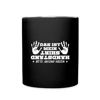 Handstand Kopfstand Turnerin Gymnastik - Tasse einfarbig - Schwarz - Vorne