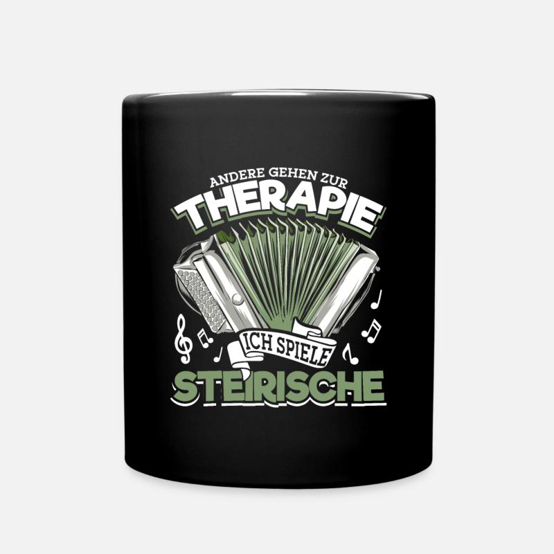 Steirische Harmonika Ziachorgl Quetschn Steiermark - Tasse einfarbig - Schwarz