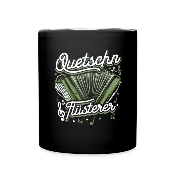 Steirische Harmonika Ziachorgl Quetschn Steiermark - Tasse einfarbig - Schwarz - Vorne