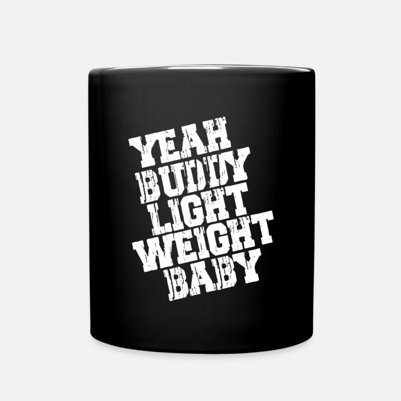 YES BUDDY LIGHT WEIGHT BABY - Ronnie Coleman - Mug uni - noir