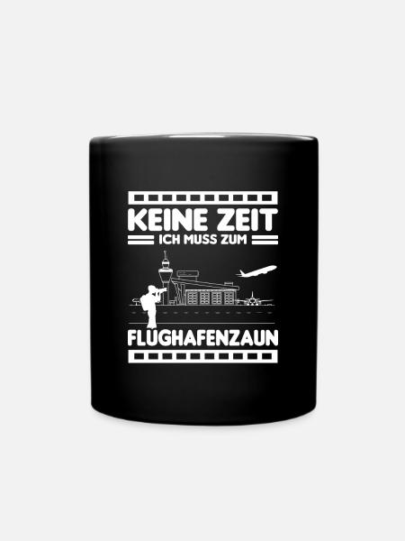 Planespotter Planespotting Flugzeug - Tasse einfarbig - Schwarz