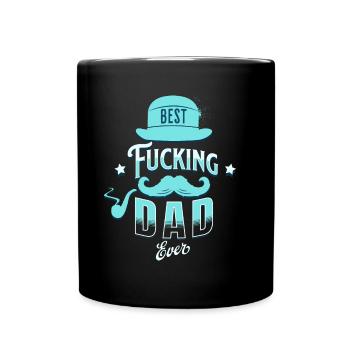 Vintage Best Dad In The World For Dads - Full Colour Mug - black - Front