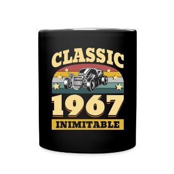 Classic Since 1967 - Anniversary 55 years - Full Colour Mug - black - Front