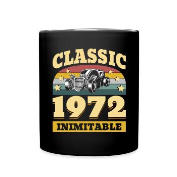 Classique Depuis 1972 - Anniversaire 50 Ans - Mug uni - noir - Devant