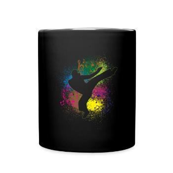 | d’art martial brésilien Capoeira - Mug uni - noir - Devant