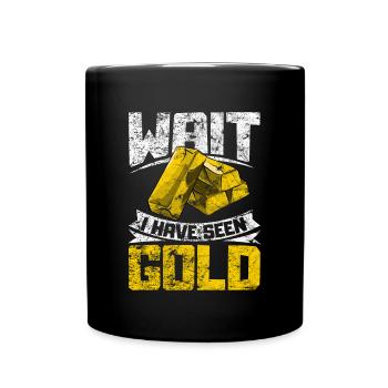 Inondation d’or Extraction d’or - Mug uni - noir - Devant