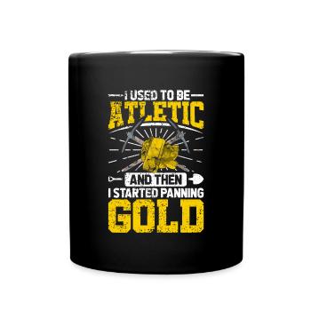 Inondation d’or Extraction d’or - Mug uni - noir - Devant