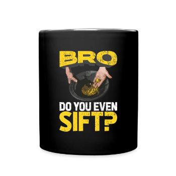 Inondation d’or Extraction d’or - Mug uni - noir - Devant