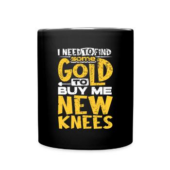 Inondation d’or Extraction d’or - Mug uni - noir - Devant