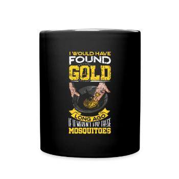Inondation d’or Extraction d’or - Mug uni - noir - Devant