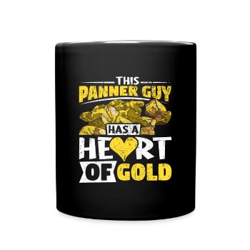 Inondation d’or Extraction d’or - Mug uni - noir - Devant