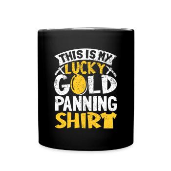 Inondation d’or Extraction d’or - Mug uni - noir - Devant