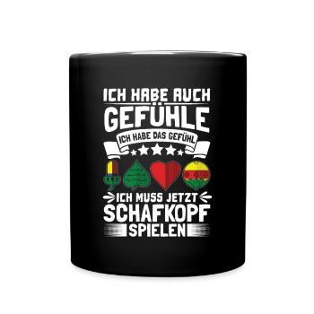 J’ai aussi des sentiments Schakopf - Mug uni - noir - Devant
