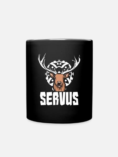 Servus Bayern Tiroler Bua Steiermark - Mug uni - noir
