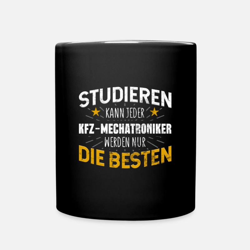 Kfz Mechatroniker - Tasse einfarbig - Schwarz