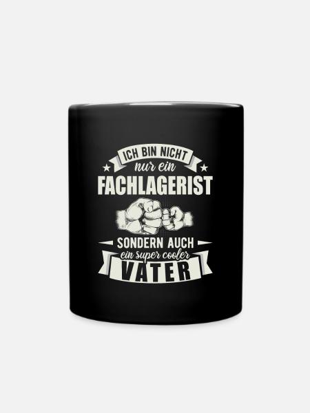 Fachlagerist - Tasse einfarbig - Schwarz