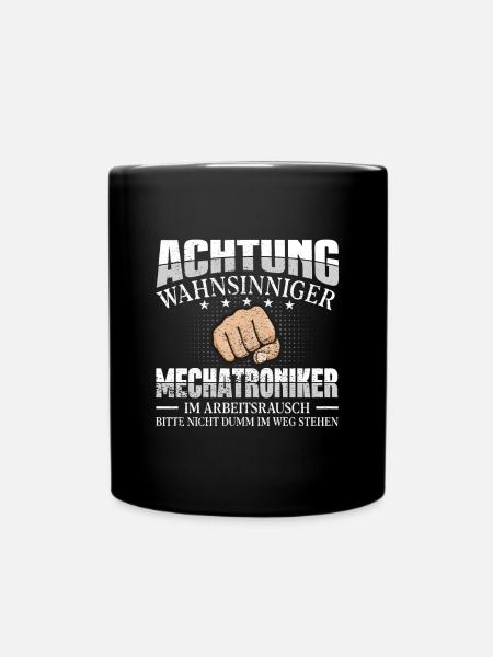 Mechatroniker - Tasse einfarbig - Schwarz