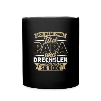 Drechsler - Tasse einfarbig - Schwarz - Vorne