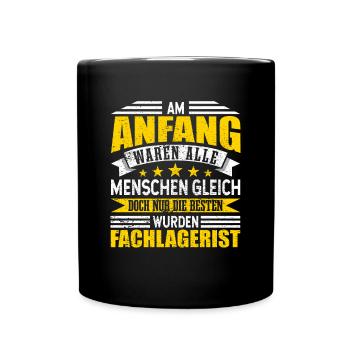 Fachlagerist - Tasse einfarbig - Schwarz - Vorne