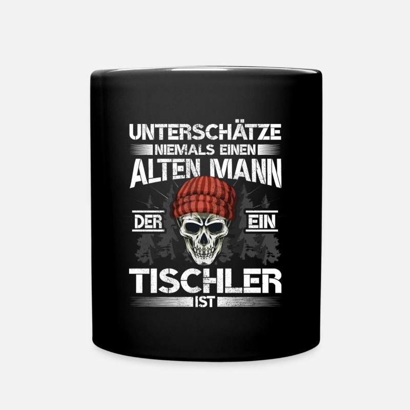 Tischler - Tasse einfarbig - Schwarz